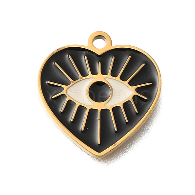 PVD Vacuum Plating 201 Stainless Steel Pendants STAS-C111-15B-1