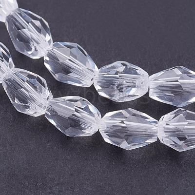 Glass Beads Strands GLAA-R024-6x4mm-12-1