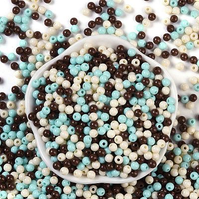 Opaque Acrylic Beads X1-OACR-H118-07B-11-1