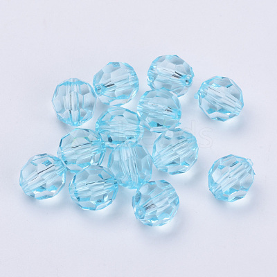 Transparent Acrylic Beads TACR-Q257-10mm-V38-1