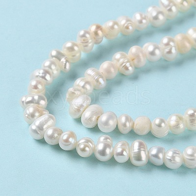 Natural Cultured Freshwater Pearl Beads Strands PEAR-E018-45-1