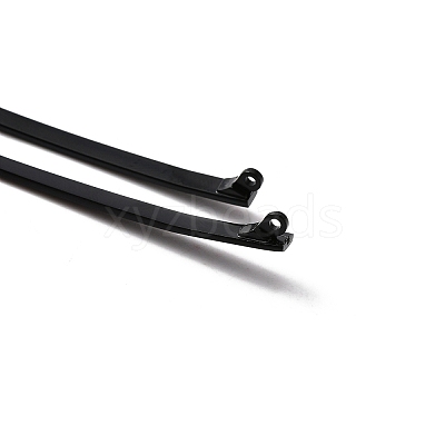 2Pcs Alloy Eyeglasses Arm FIND-WH0128-29EB-1