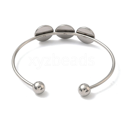 304 Stainless Steel Cuff Bangle Making STAS-B126-04P-1
