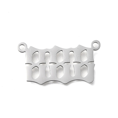 304 Stainless Steel Pendants STAS-D382-04H-P-1
