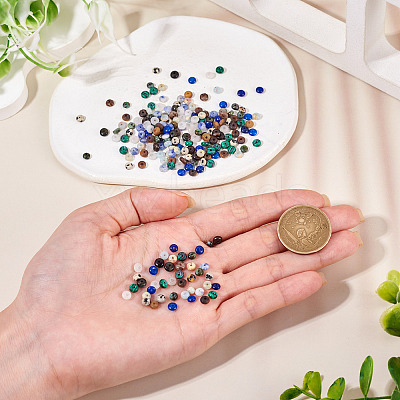 300Pcs 10 Styles Natural & Synthetic Mixed Stone Beads G-TA0003-01-1