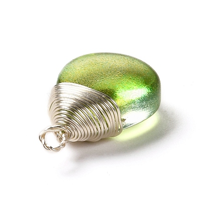 Glass Pendants X-PALLOY-JF00856-1