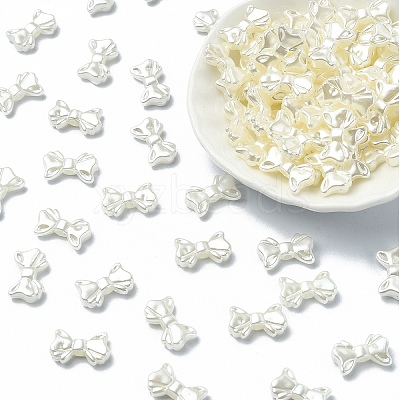 ABS Plastic Imitation Pearl Beads OACR-YW0001-85C-1