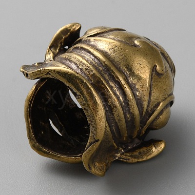 Brass European Beads LS-KK-WH0031-78AB-01-1