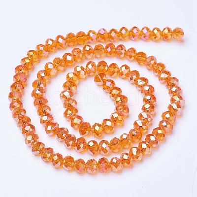 Electroplate Glass Beads Strands LS-EGLA-A034-T1mm-B16-1