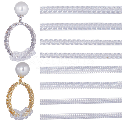 24Pcs 4 Style Plastic Spring Coil FIND-SC0005-54-1