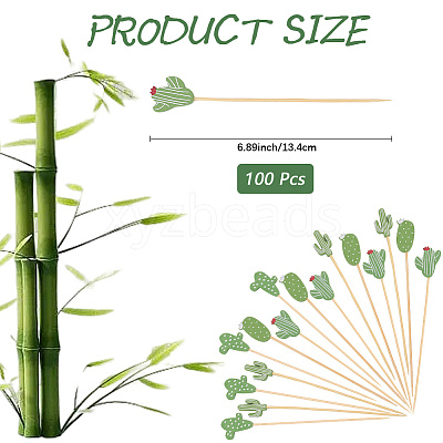 Disposable Bamboo Sticks AJEW-CN0003-68A-1