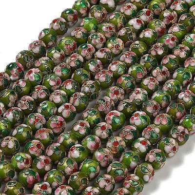 Handmade Cloisonne Beads CLB-O001-M10-04-1