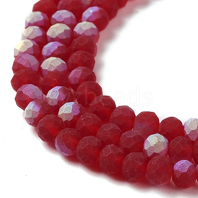Transparent Glass Beads Strands X1-EGLA-A034-T4mm-MB07-1