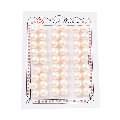 Grade 6A Natural Cultured Freshwater Pearl Beads PEAR-N018-6A-9510A-1
