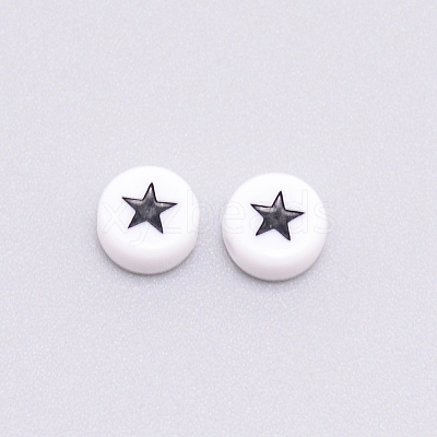 Opaque Acrylic Beads ACRC-TAC0001-01E-1