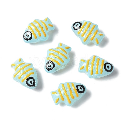 Baking Paint Glass Enamel Beads BLOW-D300-04C-1