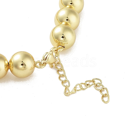 Brass Beaded Necklaces NJEW-L170-08A-G-1