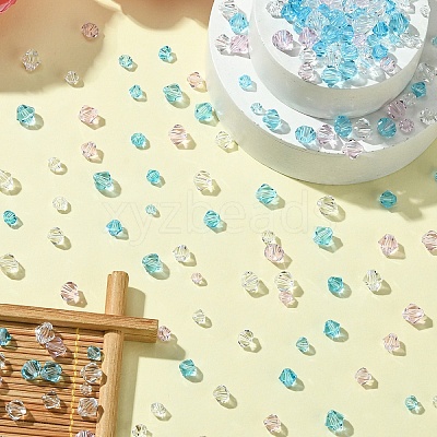 120Pcs 4 Styles Imitation Austrian Crystal Beads SWAR-YW0001-03-1