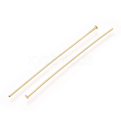 Brass Flat Head Pins KK-G331-11-0.7x55-1