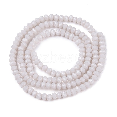 Opaque Solid Color Imitation Jade Glass Beads Strands EGLA-A044-P1mm-D19-1