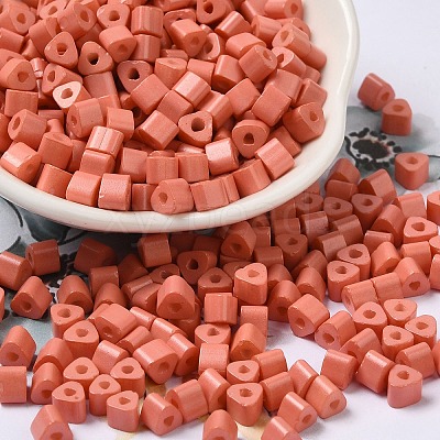 Baking Paint Glass Bead SEED-H002-K-D324-1