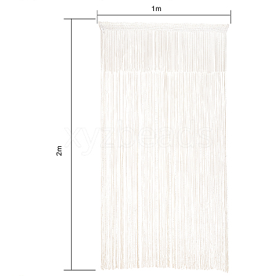 Polyester Silk Door String Curtain AJEW-CJC0001-16A-1