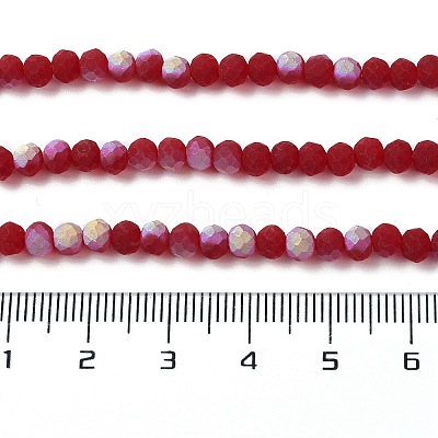 Transparent Glass Beads Strands EGLA-A034-T4mm-MB07-1