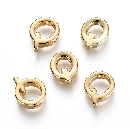 Brass Charms ZIRC-I037-01Q-G-1