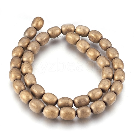 Electroplate Non-magnetic Synthetic Hematite Bead Strands G-I208-14F-H-1