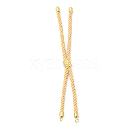 Twisted Nylon Cord Silder Bracelets DIY-B066-03G-18-1