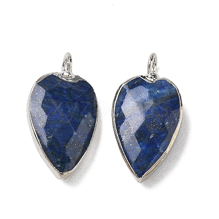 Dyed Natural Lapis Lazuli Pendants G-G012-13P-08-1