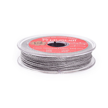 2-Ply Round Waxed Cotton Thread Cords YC-T004-01A-06-1