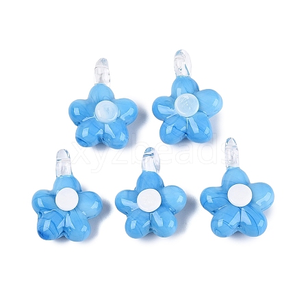 Handmade Lampwork Pendants LAMP-Q039-21I-1