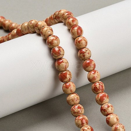 Synthetic Turquoise Beads Strands TURQ-F019-03A-1