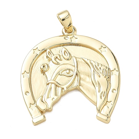 Brass Pendants KK-D289-27B-G-1