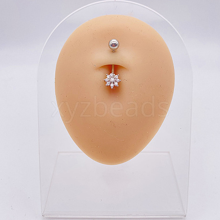 316L Surgical Stainless Steel Belly Rings WGDD0AB-15-1