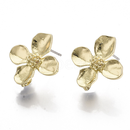 Alloy Stud Earring Findings PALLOY-N150-56-1