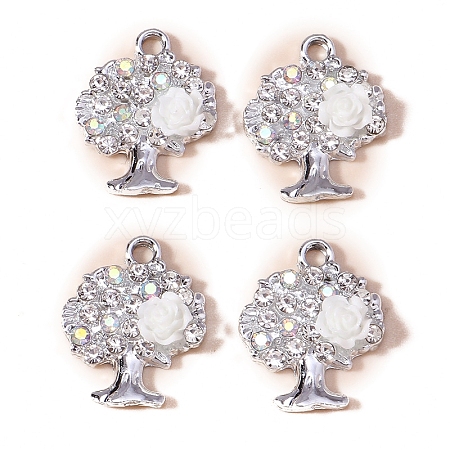 Alloy and Rhinestone Pendants PW-WG0F35E-06-1