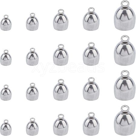 Unicraftale 304 Stainless Steel Cord Ends STAS-UN0010-60P-1