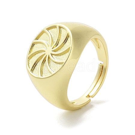 Brass Rings for Women RJEW-A035-10G-1