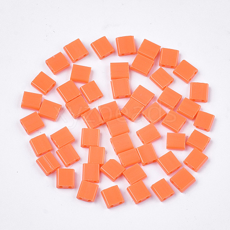 2-Hole Opaque Glass Seed Beads SEED-S023-21C-02-1