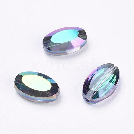 Imitation Austrian Crystal Beads SWAR-F072-9x6mm-31-1