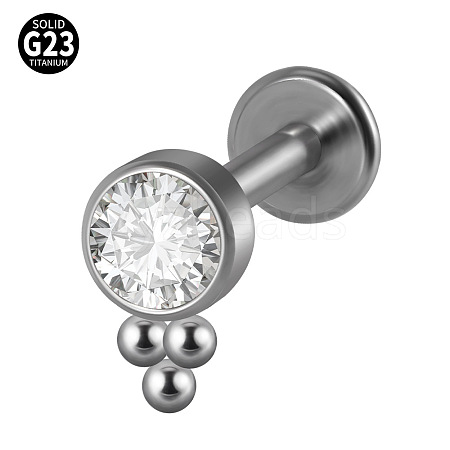 G23 Titanium Threadless Labrets WG33C7B-32-1