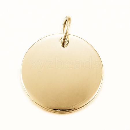 Smooth Surface 304 Stainless Steel Pendants STAS-H424-26G-1