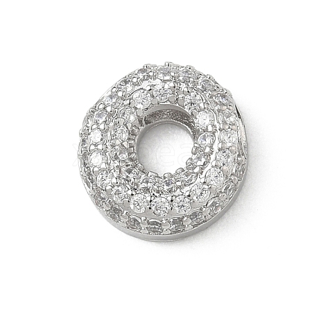 Brass Micro Pave Cubic Zirconia Pendants KK-A300-02P-O-1