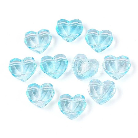 Transparent Glass Beads GLAA-T028-03C-1