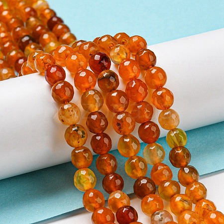 Natural Agate Beads Strands G-C082-A01-06-1