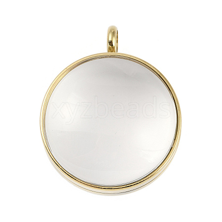 Ion Plating(IP) 304 Stainless Stee Locket Pendants STAS-S132-15G-02-1