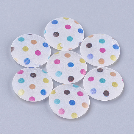 Printed Acrylic Beads X-MACR-S361-23-1