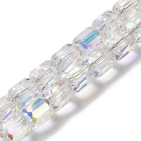 Electroplate Glass Beads Strands EGLA-D030-19Q-1
